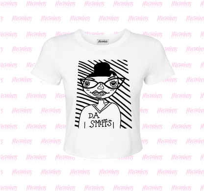 DA SMIFFS NERD WOMEN'S BABY TEE